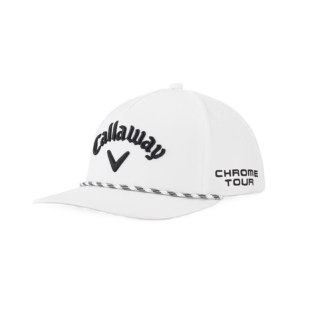 Callaway, Czapka golfowa Tour Authentic Performance Rope, model 25, biała, Elyte-Chrome Tour