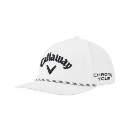 Callaway, Czapka golfowa Tour Authentic Performance Rope, model 25, biała, Elyte-Chrome Tour