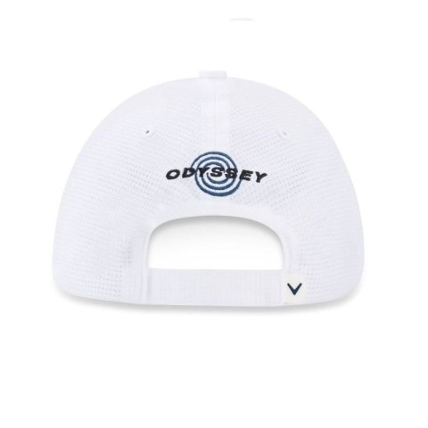 Callaway, Czapka golfowa Tour Performance Pro, (biało-granatowa, logo Chrome Tour, Elyte)