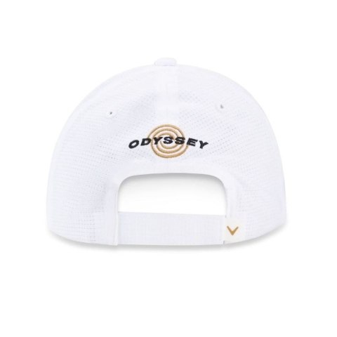 Callaway, Czapka golfowa Tour Performance Pro, (biało-złota, logo Chrome Tour, Elyte)