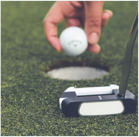 Odyssey, Kij golfowy putter Ai-ONE Jailbird Mini DB, grip pistol, dług. 34 cale