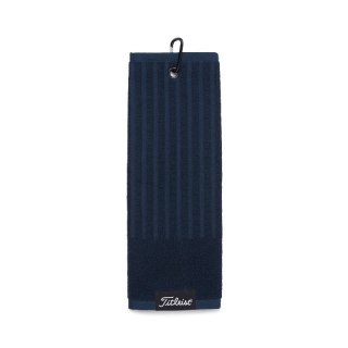 Titleist, Ręcznik do kijów golfowych Cotton Tri Fold (granatowy, 40,5 x 40,5 cm)