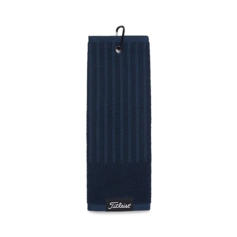Titleist, Ręcznik do kijów golfowych Cotton Tri Fold (granatowy, 40,5 x 40,5 cm) Titleist, Ręcznik do kijów golfowych Cotton Tri Fold (granatowy, 40,5 x 40,5 cm)