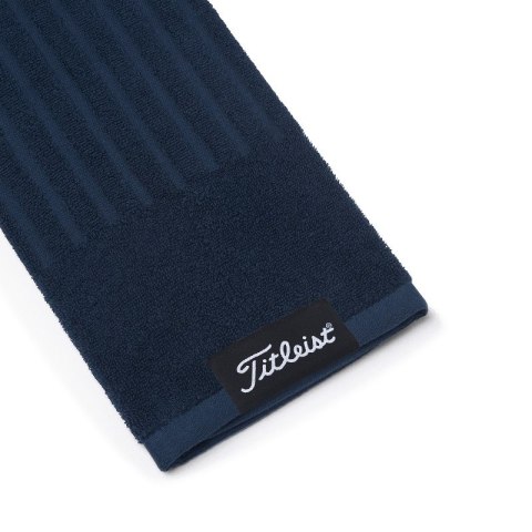 Titleist, Ręcznik do kijów golfowych Cotton Tri Fold (granatowy, 40,5 x 40,5 cm) Titleist, Ręcznik do kijów golfowych Cotton Tri Fold (granatowy, 40,5 x 40,5 cm)