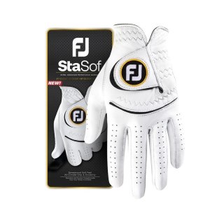 FOOTJOY, Rękawica golfowa StaSof, skóra cabretta najwyzsza jakosc, FJ (biała, rozm. ML)