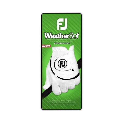 FOOTJOY, Rękawica golfowa WeatherSof, FJ (biała, rozm. ML)