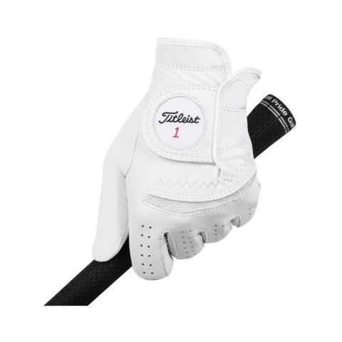 TITLEIST, Rękawica golfowa Perma Soft skóra cabretta (LLH, biała M)