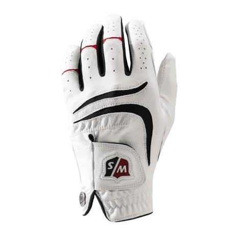 Wilson, rękawica golfowa Grip Plus, rozm-ML, biała (golfista leworęczny)