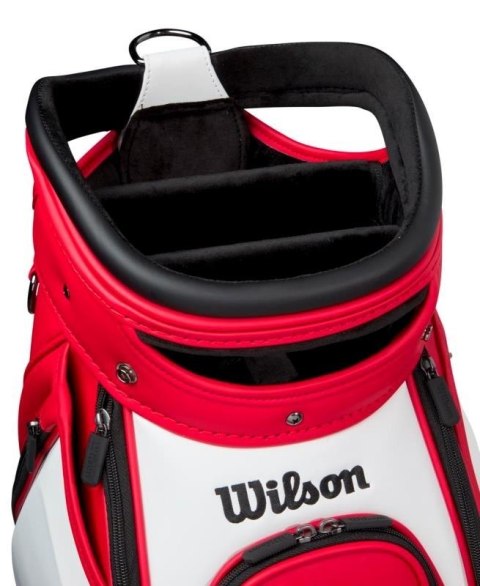 Wilson, Torba golfowa Bag, model 2025, czerwono-biała Wilson, Torba golfowa Bag, model 2025, czerwono-biała