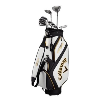 Callaway Warbird, zestaw kijów do gry w golfa (10 kijów z torbą, stal stiff set)