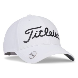 Titleist, czapka golfowa Players Perfomance biała z markerem (damska)