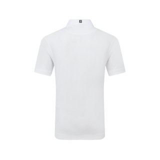 FootJoy, koszulka golfowa polo Stretch Pique Solid Athletic Fit, (męska, biała, rozm. XXL)