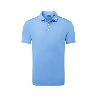 FootJoy, koszulka golfowa polo Stretch Pique Solid Athletic Fit, (męska, niebieska, rozm. XL)