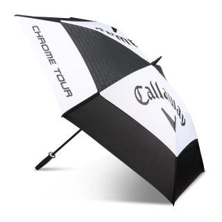 Callaway, parasol golfowy Tour Authentic Double Canopy, duży 68 cali (czarno-bialy)