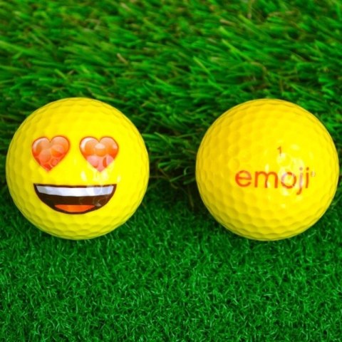 EMOJI, śmieszne piłki golfowe (6 sztuk)