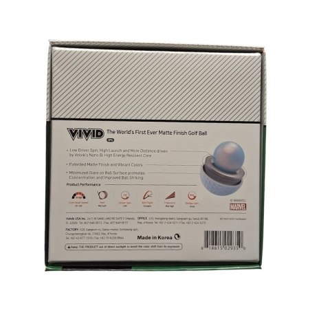 Volvik, Marvel piłki golfowe IRON MAN, zestaw prezentowy