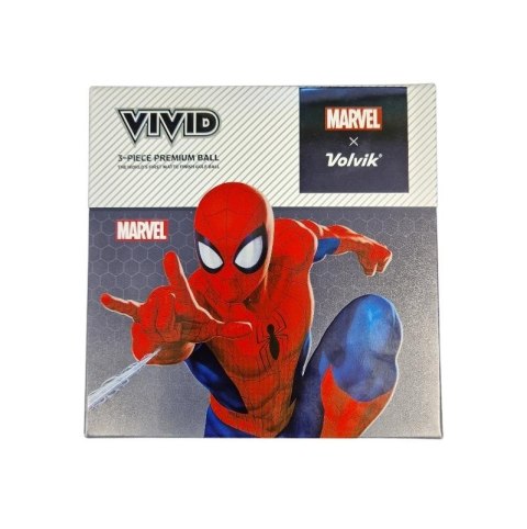 Volvik, Marvel piłki golfowe SPIDER MAN, zestaw prezentowy