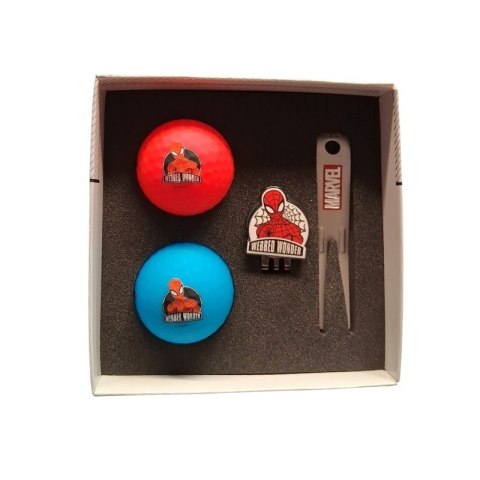 Volvik, Marvel piłki golfowe SPIDER MAN, zestaw prezentowy