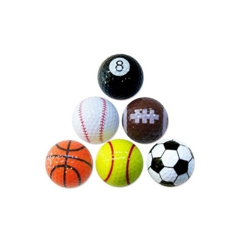 PGA TOUR, piłki golfowe - różne sporty (zest. 6 piłek)