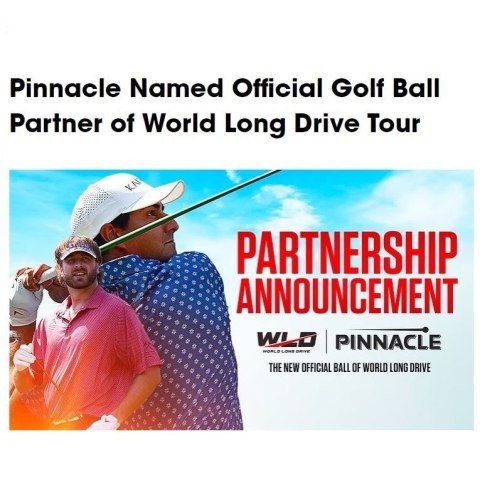 Pinnacle, piłki golfowe Distance, model 2025, kolor biały, 15 szt.