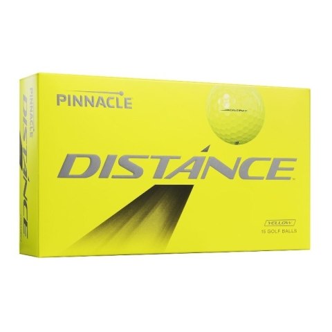 Pinnacle, piłki golfowe Distance, model 2025, kolor żółty, 15 szt.
