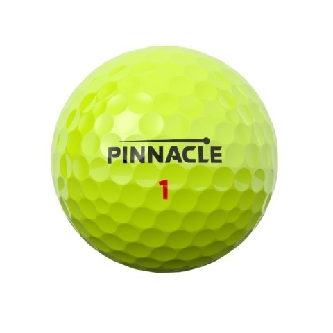 Pinnacle, piłki golfowe Distance, model 2025, kolor żółty, 3 szt.