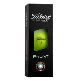 Titleist, piłki golfowe PRO V1 model 2025 (zolte, 12 szt.)