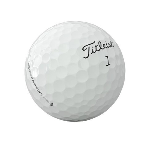Titleist, piłki golfowe Tour Soft, model 2026, kolor biały, 12 szt.