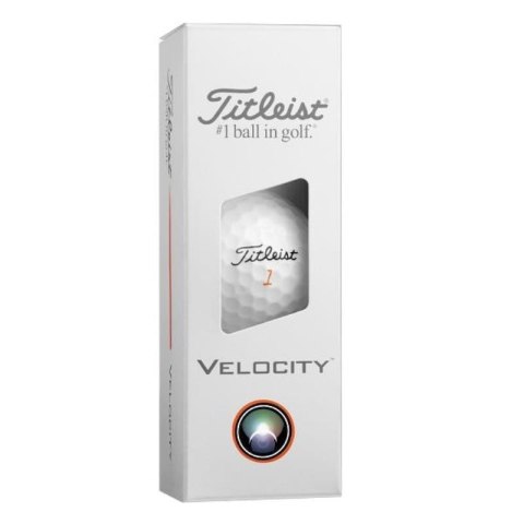 Titleist, piłki golfowe Velocity, model 2026, kolor biały, 12 szt.