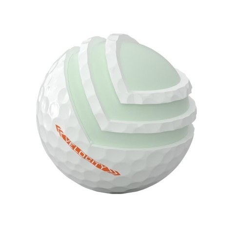 Titleist, piłki golfowe Velocity, model 2026, kolor biały, 12 szt.