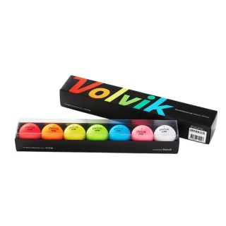 Volvik, zestaw Rainbow 7 kolorowych piłek golfowych, piłki golfowe zestaw prezentowy