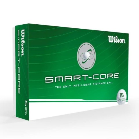 Wilson piłki golfowe SMART CORE PRO DISTANCE, opakowanie 15 szt (białe)