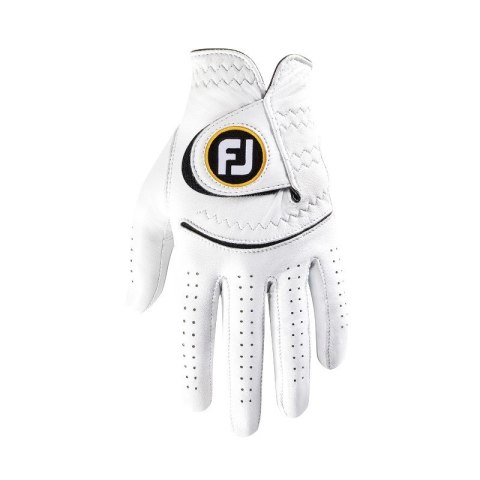 FootJoy, rękawica golfowa StaSof, skóra cabretta, kolor biały, męska, rozm. ML