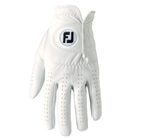 FootJoy, rękawica golfowa CabrettaSof, skóra, kolor biały, męska, rozm. S