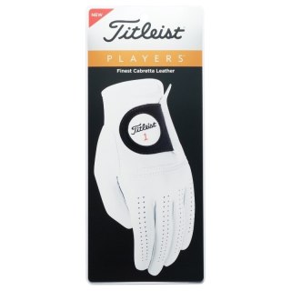 Titleist, rękawica golfowa Players Pearl (męska, cabretta, biała, gracz praworęczny, rozm. XL)