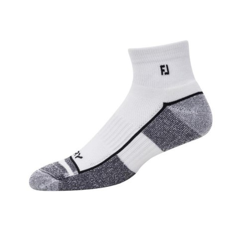 FootJoy, skarpety męskie FJ ProDry Quater, biało-szare, one-size