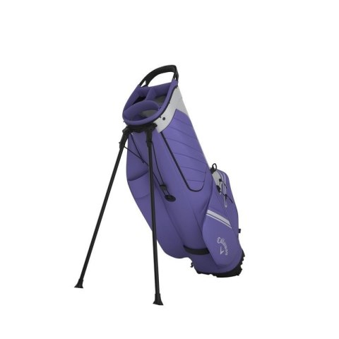 Callaway, torba golfowa Chase Dry, standbag, wodoodporna, model 26, kolor foletowo-srebrna