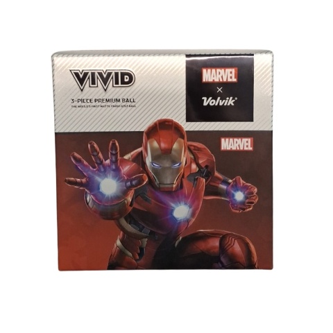 Volvik, Marvel piłki golfowe IRON MAN, zestaw prezentowy