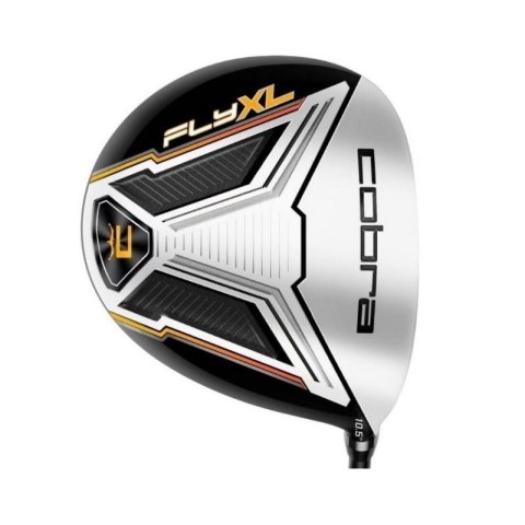 Cobra Fly XL, zestaw kijów Black-Gold, model 2025 męski, 10 kijów z torbą na wózek, grafitowe szafty
