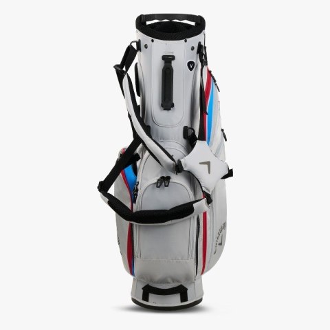 Callaway XR, zestaw kijów do golfa, 12 kijów z torbą standbag szaro-nieb-czerw, szafty grafitowe typ regular