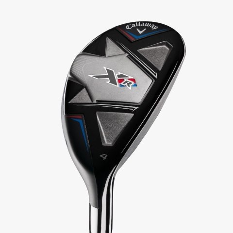 Callaway XR, zestaw kijów do golfa, 12 kijów z torbą standbag szaro-nieb-czerw, szafty grafitowe typ regular