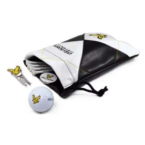 LYLE-SCOTT, zestaw prezentowy dla golfisty, ARGYLE LINKS POUCH (Piłka, Tee, Markery, Divot Tool)