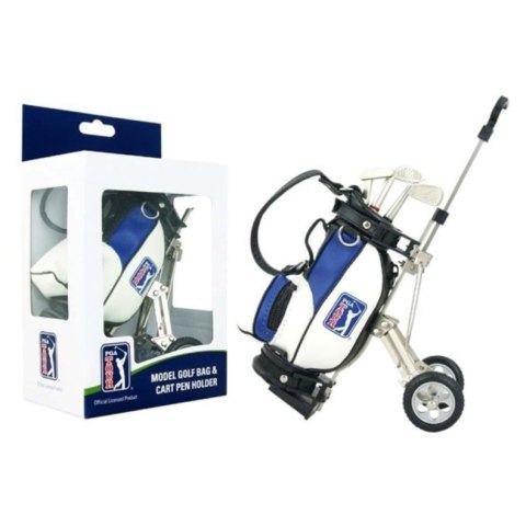 PGA TOUR, zestaw prezentowy dla golfisty - torba golfowa i długopisy na biurko