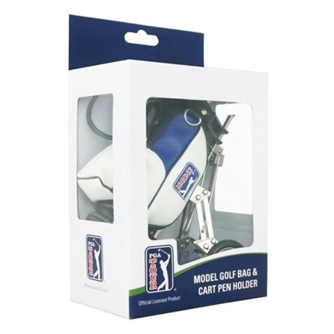 PGA TOUR, zestaw prezentowy dla golfisty - torba golfowa i długopisy na biurko