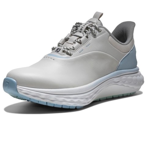 FootJoy, buty do gry w golfa FJ QUANTUM, damskie, kolor biało-błękitny, rozmiar 38,5