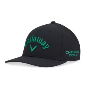 Callaway, czapka golfowa Tour Authentic Performance Pro, Quantum-Chrome Tour (model 26, czarno-zielona)