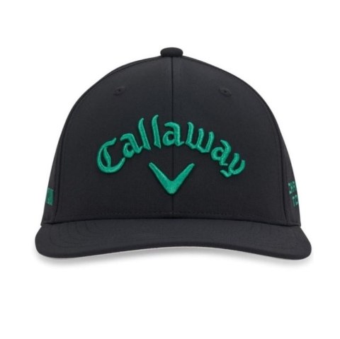 Callaway, czapka golfowa Tour Authentic Performance Pro, Quantum-Chrome Tour (model 26, czarno-zielona)