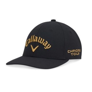 Callaway, czapka golfowa Tour Authentic Performance Pro, Quantum-Chrome Tour (model 26, czarno-złota)