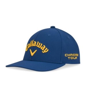 Callaway, czapka golfowa Tour Authentic Performance Pro, Quantum-Chrome Tour (model 26, granatowo-złota)