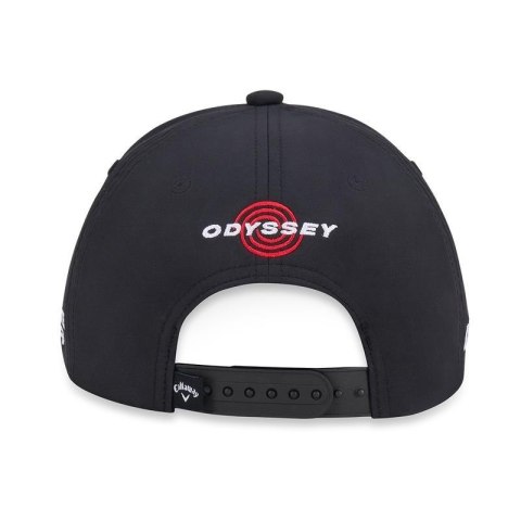 Callaway, czapka golfowa Tour Authentic Performance Rope, granatowa, model 26, na bokach emblematy Quantum i Chrome Tour
